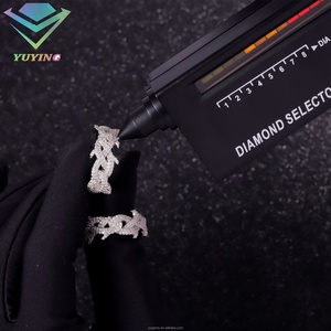 แหวนโมอิสซาไนต์แบบฝังเพชร Yy Rts Iced Out Vvs ผ่านการทดสอบเพชร เงินแท้ 925 สไตล์ฮิปฮอป เครื่องประดับชั้นดีสำหรับผู้ชาย - Product Image 3