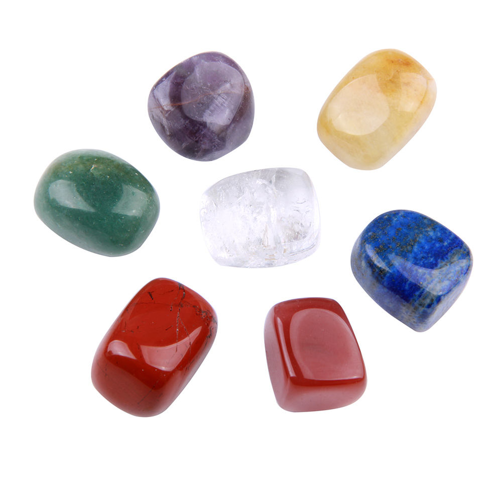 Chakra tumbled stone