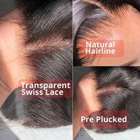 Perruque frontale en dentelle HD complète sans colle 13x6 en gros, perruques de cheveux indiens vierges, perruques de cheveux humains vierges bruts alignés avec les cuticules pour femmes