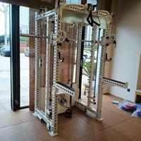 Machine Smith multifonctionnelle en acier au carbone 3-en-1 à prix d'usine avec pile de poids de 70 kg*2 pour studio d'entraînement personnel