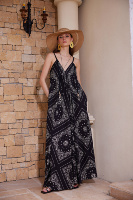 Robe longue bohème tissée grande taille de haute qualité pour l'automne, personnalisée, élégante, à motifs géométriques, idéale pour les vacances à la plage
