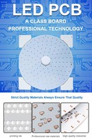 Papan sirkuit cetak pcb dasar aluminium kustom pabrik untuk lampu bohlam Led