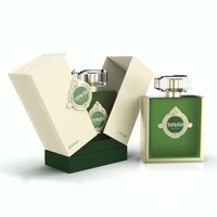 Emballage magnétique pour parfum cosmétique, huile essentielle, avec logo UV en relief, coffret cadeau de luxe personnalisé, papier recyclé