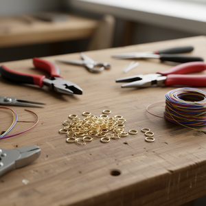 Anelli di congiunzione in metallo Ilan da 20 mm, dorati, chiusi, per la creazione di gioielli - Product Image 2