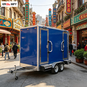 Modular Luxury Mobile Toilet Trailer Fully Equipped Durable Portable Bathroom Trailer <b>Camping</b> Restroom Trailer - Product Image 3