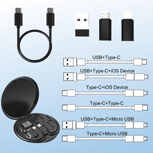 6 in 1 <b>USB</b> Cable Multifunctional Travel Charging Cable <b>Adapter</b> <b>USB</b> & Type-<b>C</b> OTG Hub Suit with Data Charger Cable for Phone - Product Image 2
