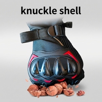 Gants de moto d'hiver personnalisés OEM ODM, compatibles écran tactile, anti-choc, avec manchette longue, imperméables, pour motocross et course