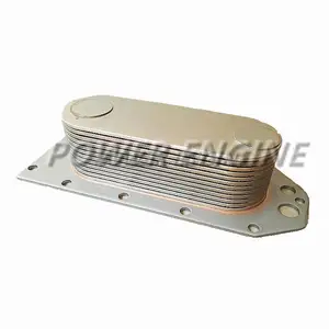 Parts aluminum excavator hydraulic oil cooler 3918175