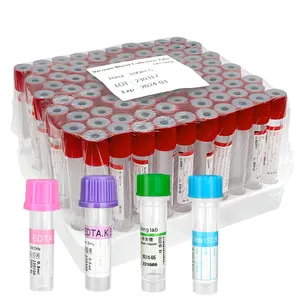 Heparinized Capillary Tube Heparin Lithium Tube Medical Blood Collection Tube Violet CBC Test 13x75 Edta k2 k3