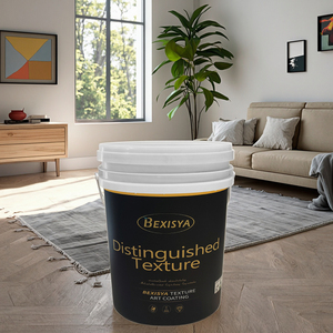 Rivestimento Liquido per Pareti Interne, Vernice Acrilica a Base d'Acqua, Design Rustico Contemporaneo Argentite per Portare <span class=keywords><strong>la</strong></span> Natura a Casa - Product Image 6