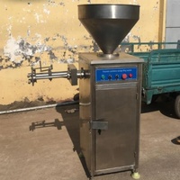 Remplisseuse et tordue de saucisses en acier inoxydable, ligne de production de machine de fabrication de saucisses