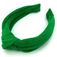 Nouveau bandeau noeud éponge en coton pour spa de lavage du visage