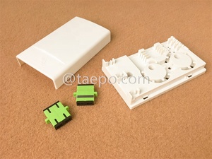 FTTH sợi chấm dứt hộp trong nhà 4 sợi với SC Adapter Tương thích với onu xpon GPON mạng quang đơn vị <span class=keywords><strong>Router</strong></span> mẫu miễn phí - Product Image 2