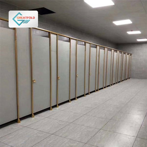 Bán Hàng Nóng 12Mm Dày Phenolic Nhỏ Gọn Laminate Nhà Vệ Sinh Phân Vùng Thiết Kế Hiện Đại Không Thấm Nước Công Cộng Phòng Tắm Tủ Cho Khách Sạn - Product Image 6