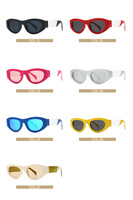 Lunettes de soleil de luxe de haute qualité, logo personnalisé OEM, nouvelle monture tendance, lunettes de soleil pour femmes et hommes