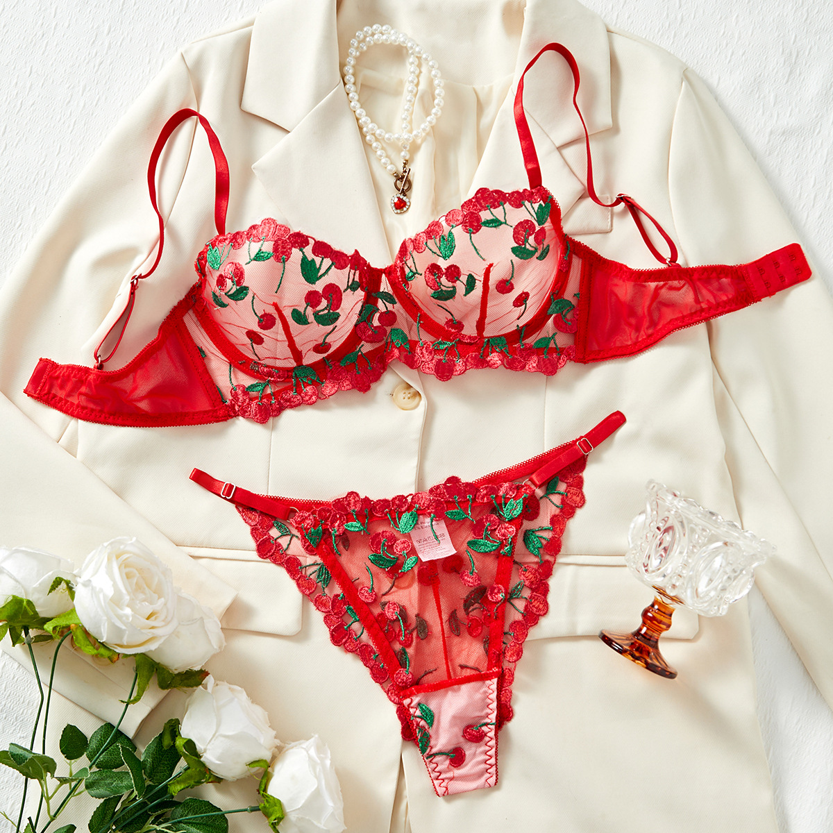 sexy cherry lingerie Plus Size Sexy Lingerie main image 1