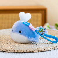 Porte-clés en peluche sur le thème de l'océan, mini, personnalisé, idéal comme cadeau et parfait pour les voitures, les téléphones portables et les sacs