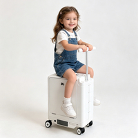 Valise intelligente à roulettes avec cadre en aluminium, poignée intelligente, nouveau design, valise-poussette