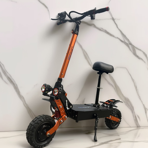 Scooter électrique Geofought M11 à double entraînement 60V 6000W 30Ah, scooter tout-terrain de 11 pouces avec siège, en stock, livraison rapide aux États-Unis - Product Image 1