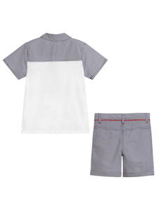 <span class=keywords><strong>Marque</strong></span> OEM Fashion Style Bouquite Ensemble de vêtements pour enfants pour garçon Ensemble de vêtements d'été pour garçons - Product Image 4
