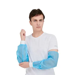 PP ovesleeve nonwoven sleeves with elastic or knit cuff