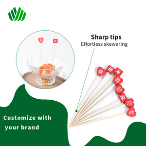 Stuzzicadenti in bambù ecologici usa e getta da 13 cm con simboli cinesi portafortuna <span class=keywords><strong>per</strong></span> matrimoni e feste di <span class=keywords><strong>Capodanno</strong></span> - Product Image 3