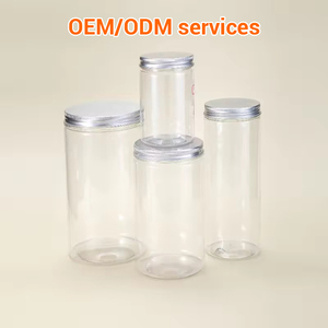 Bán buôn Tùy chỉnh hình trụ trong suốt Pet 330ml 400ml 500ml nhựa chai nước giải khát với nắp nhôm cho nước trái cây - Product Image 5