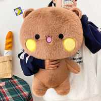Angela - Vente en gros usine - Peluche Bubu Dudu Ours en coton PP anti-stress, jouet doux en maille, cadeau pour enfants