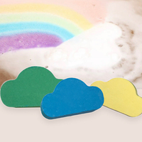 Offre Spéciale – Bombes de Bain Nuage Arc-en-ciel 180g – Marque Privée – Bio, Véganes, Non Testées sur les Animaux – Bulles Pétillantes – Expérience de Bain Luxueuse et Naturelle