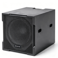 Système de Subwoofer Actif Robuste pour Scène, 32Hz 101dB SPL, 18 Pouces, Double Bobine Mobile, en Contreplaqué de Bouleau avec Polyurée, pour Basses Profondes, Type Line Array