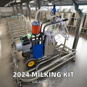 2024 <span class=keywords><strong>Venta</strong></span> caliente portátil eléctrica <span class=keywords><strong>vaca</strong></span> y cabra ordeñadora de un solo pistón 25L bomba automática de huevos nuevo uso agrícola precio barato - Product Image 3