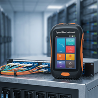 Réflectomètre de fibre optique NK2800 Mini OTDR avec écran tactile pour test actif de fibre en direct, OPM, VFL, OLS, Cartographie d'événements, SC UPC/APC pour FTTx
