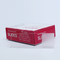 Medical Lab 50PCS 72PCS Customizable 7101 7105 Glass Microscope Slides