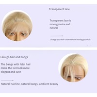 Perruque Cency Straight en Cheveux Humains Vierges à 100 %, Longue, avec Dentelle Frontale Non-Adhésive pour Femme, avec Emballage Personnalisé