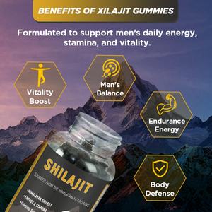 Gomitas de Shilajit de Marca Privada Chinaherbs, Vitaminas Orgánicas para Adultos, Mejora la Energía Masculina y los Minerales, Producto Vitamínico de Shilajit - Product Image 6