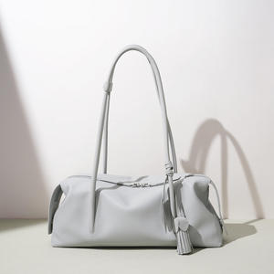 Bolso Casual de Alta Calidad para Mujer, Diseño 2026, Cuero Genuino de Lujo, Gran Capacidad, Cierre de Cremallera, Bolso Tote de Diseñador - Product Image 2