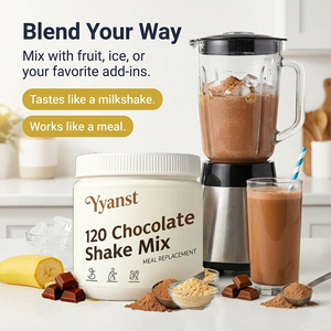 120 Porciones de Batido Sustituto de Comida con Chocolate, Mezcla de Nutrición Equilibrada en Polvo para Comida Diaria y Apoyo al Ejercicio - Product Image 5