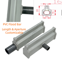 Nouvelle barre de pulvérisation en PVC blanc OEM, sans rouille, barre de lavage multi-trous, lame d'air, résistante à la corrosion, aux acides et aux bases