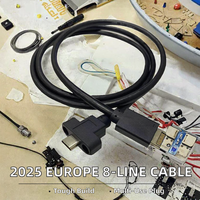2025 Offre Spéciale Europe 8 lignes De Icam adaptateur séparateur câble Audio connecteur USB PVC 12m pour caméra allemagne pologne royaume-uni pays-bas
