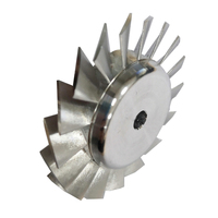 Usinage CNC sur mesure, électroérosion à fil/brochage, pièces moulées de précision, pales en acier inoxydable 304, turbine de pompe hors-bord à jet d'eau