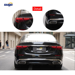 GUGO <span class=keywords><strong>Mercedes</strong></span>-Benz Classe S W223 <span class=keywords><strong>2021</strong></span>-On Bodykit-Nouveau pare-chocs avant/arrière résistant aux UV/à la corrosion Installation à visser 2 ans - Product Image 5