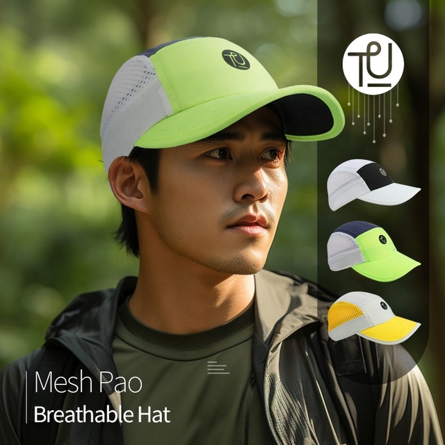 TU Performance Blank 5 Panel Tennis High Quality Custom Logo Adjustable Breathable Camp Golf Running Hat Cap for Men Dry Fit