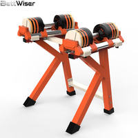 Fournisseur Vérifié BettWiser Haltères Ajustables 20kg à Intervalle de 1kg Vente en Gros Équipement de Fitness pour la Maison Matériel de Musculation