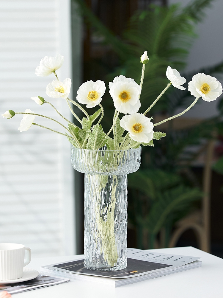 Factory Produced Wholesale Glass Flower Vase for Home Decor
