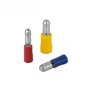 WT1102-MPD male bullet tinning press terminal solderless connector MPD2-156 PVC Bullet Terminal