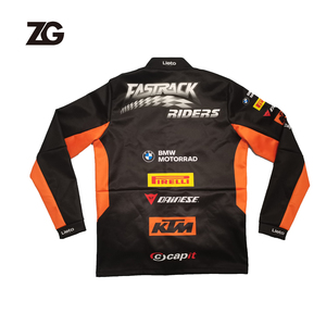 Chaqueta de motocicleta, traje de carreras de alta calidad, chaqueta de <span class=keywords><strong>transferencia</strong></span> de calor personalizada profesional para hombre, hecha en China, engrosamiento a prueba de viento - Product Image 4