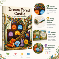 Impression personnalisée de livres d'images pour enfants, reliure parfaite, carton duplex, impression offset, illustrations colorées, cadeau éducatif