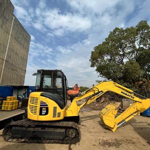 Mini pelle KOMATSU PC55mr d'occasion en excellent état en vente avec de bons composants de base moteur et pompe directement de Corée - Product Image 3