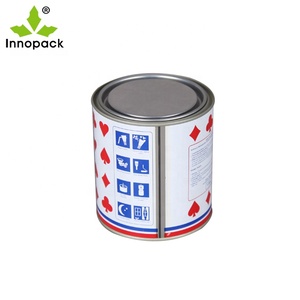 กระป๋องโลหะขนาด 0.5 ลิตร 1 ลิตร สำหรับบรรจุสี  ภาชนะเหล็กสำหรับเคลือบผิว - Product Image 1
