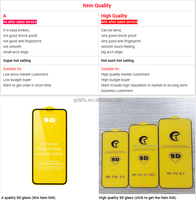 Film de Protection d'Écran en Verre Trempé HD Clair 9D pour Téléphones Mobiles iPhone 17 16 15 14 13 12 11 Pro Max X XR XS 7 8 Plus